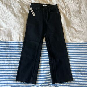 Black Wide-Leg Jeans